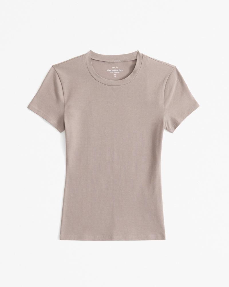 Abercrombie & Fitch Camiseta de bebê dobrável essencial