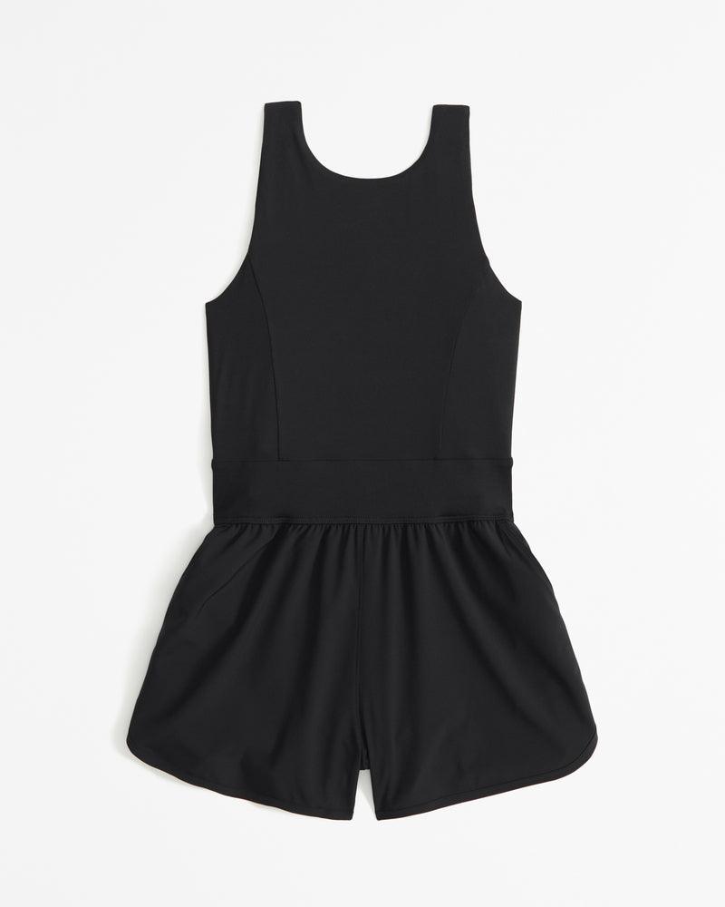 Abercrombie macacão motiontek em tecido misto ypb