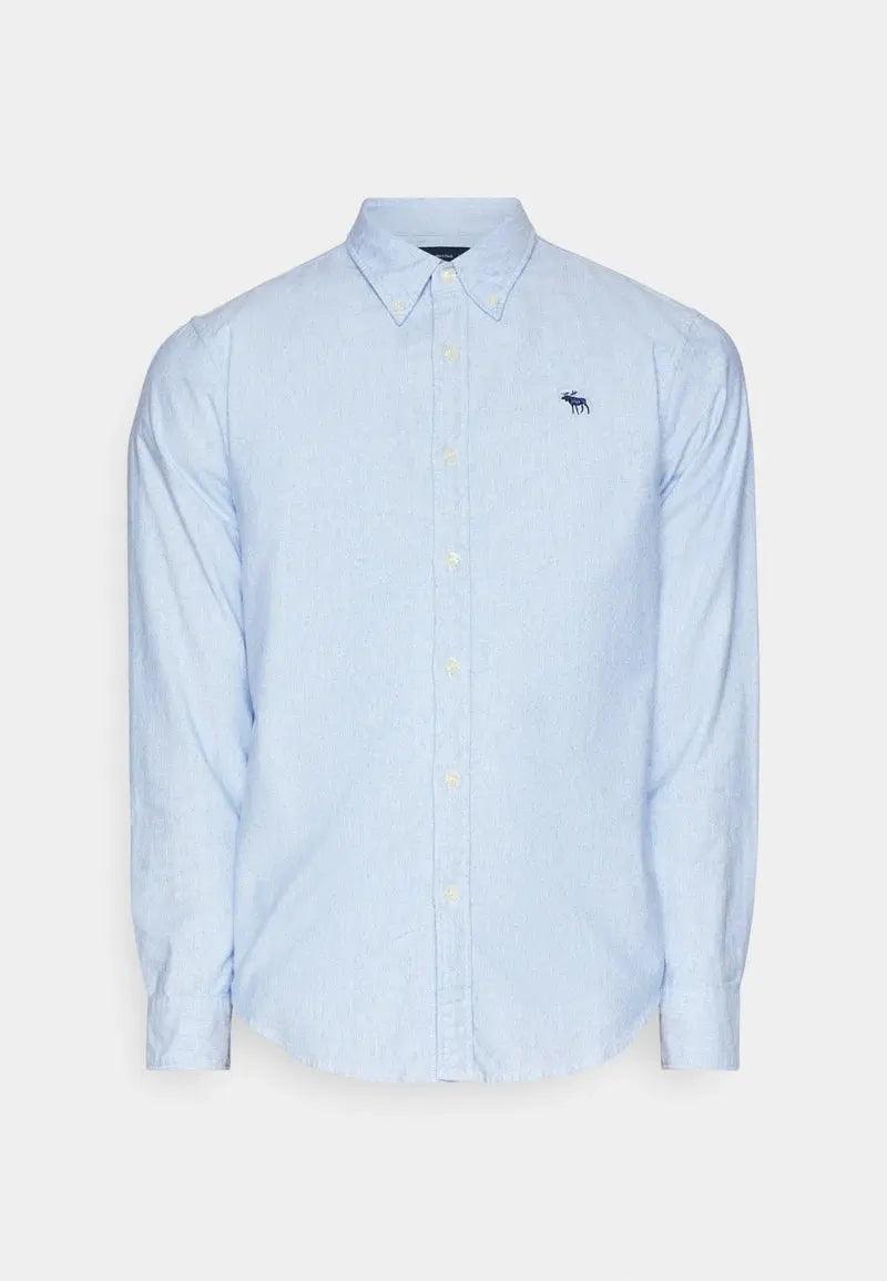 Camisa Oxford Azul A&F