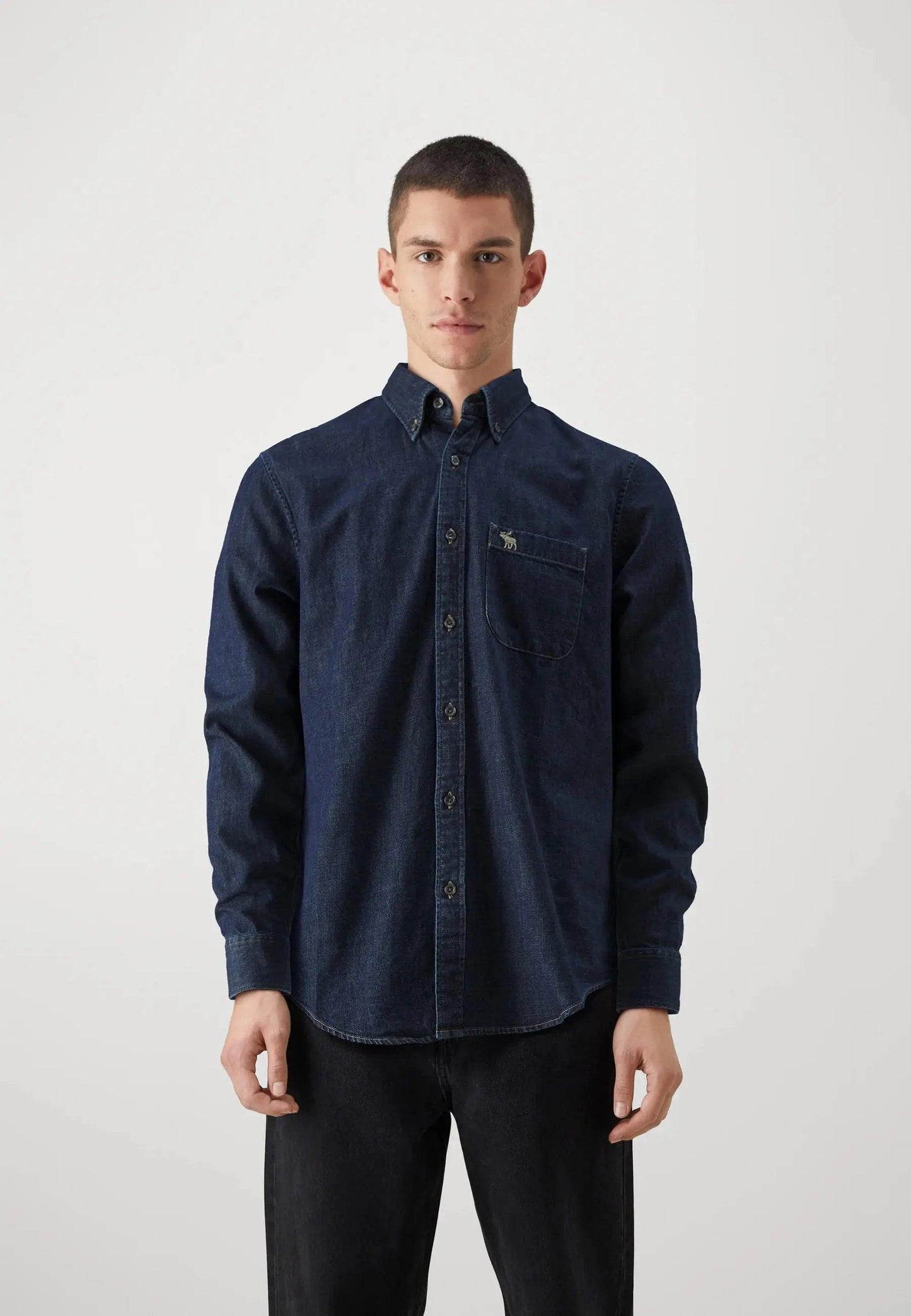 Camisa Oxford Jeans Iídigo A&F