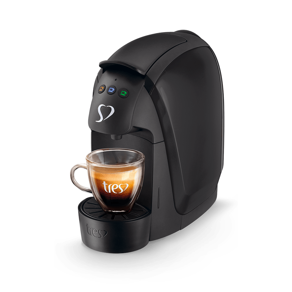 Cafeteira Espresso Luna + 120 Cápsulas – TRES 3 Corações