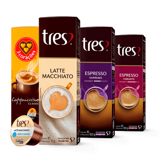 Kit Best Sellers 40 Cápsulas TRES 3 Corações